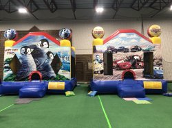 carz20and20Happy20feet20bouncer 682248570 Happy Feet Jump House (JH205)