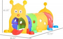 Caterpillar20Play20Tunnely20DIMENSIONS 1710176362 Caterpillar Tunnels Kids Crawl Through Climbing (gs-caty)