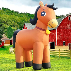 6 foot INFLATABLE HORSE