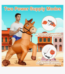 COWBOY HORSE INFLATABLE SUIT