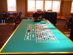 Roulette Table with Wheel & Skirting (BJ-405)